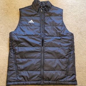 NWOT Adidas vest gray size L men’s polyester